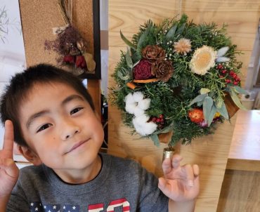 クリスマスリース|「バルーンフラワー」　（岩手県紫波郡矢巾町の花屋）のブログ