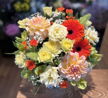 御祝アレンジメント｜「バルーンフラワー」　（岩手県紫波郡矢巾町の花キューピット加盟店 花屋）のブログ